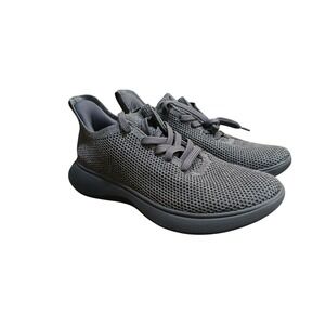 VIVIAIA Urban Mesh Knit Grey Mesh Lace Up Sneakers Unisex Comfort Shoes